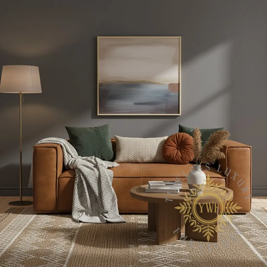 Brann 3-Seater Diesel Tobacco in lifestyle setting 1