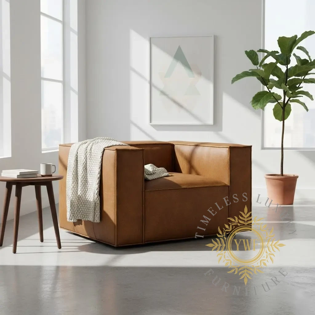 Brann Chair in Diesel Tobacco lifestyle setting