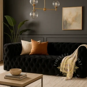 Belgrave 3-Seater Sofa — Raven (lifestyle)