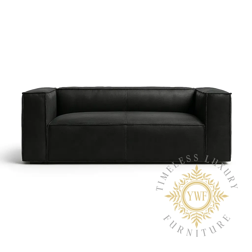 Brann 3-Seater — Diesel Black (full-grain leather) glamour shot